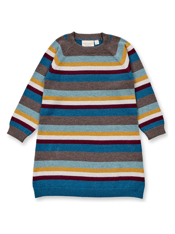 

Sense Organics Вязаное платье «Марва» с яркими узорами