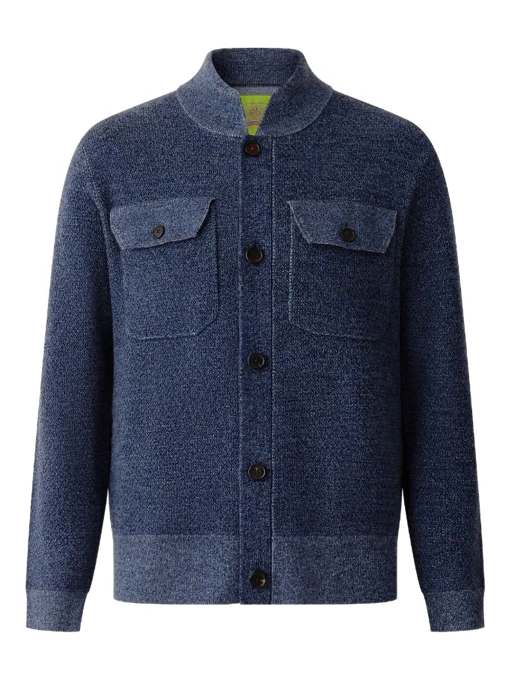 

Кардиган из шерсти на пуговицах Shanghai Tang, синий