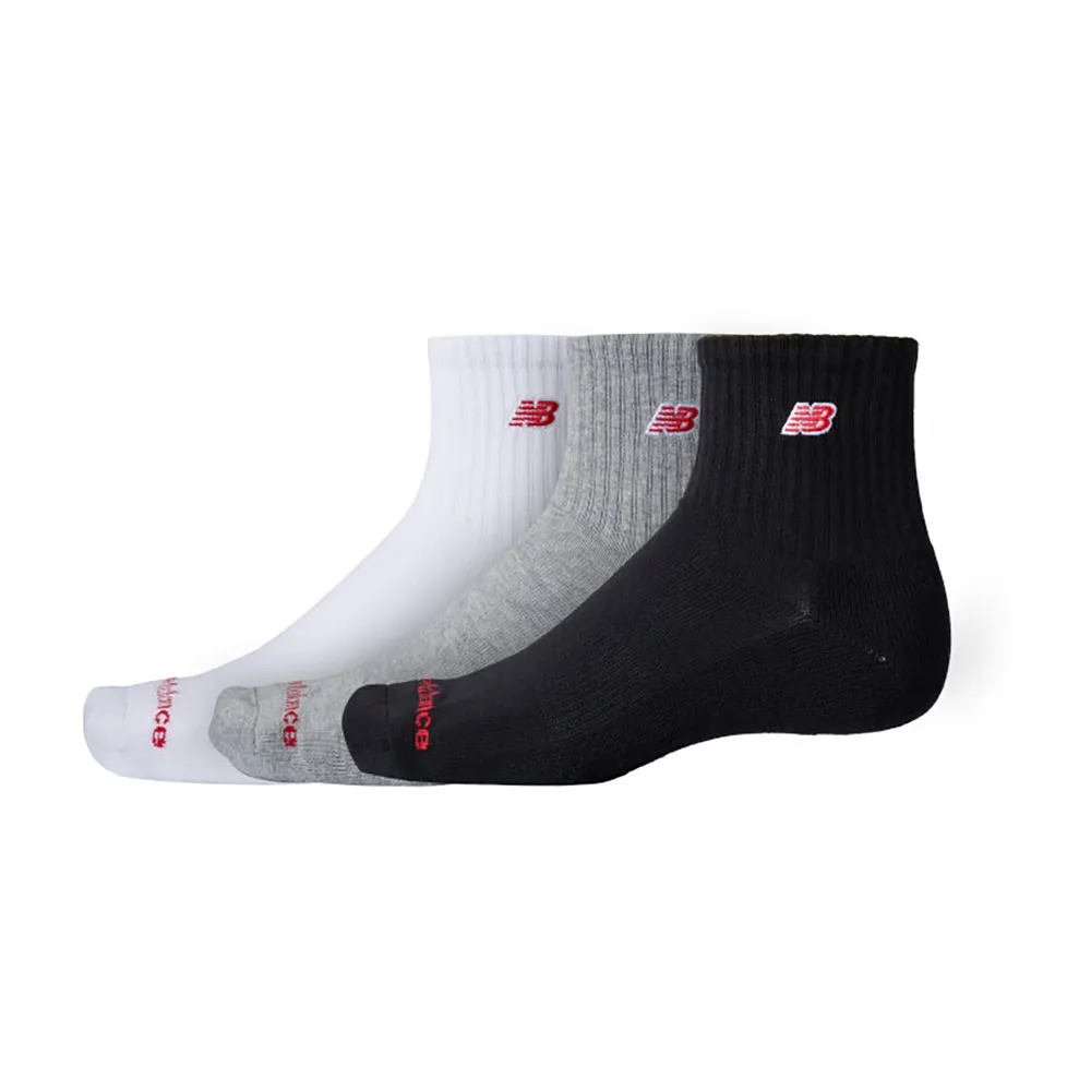 

Носки 3 шт New Balance Patch Logo Ankle short, разноцветный