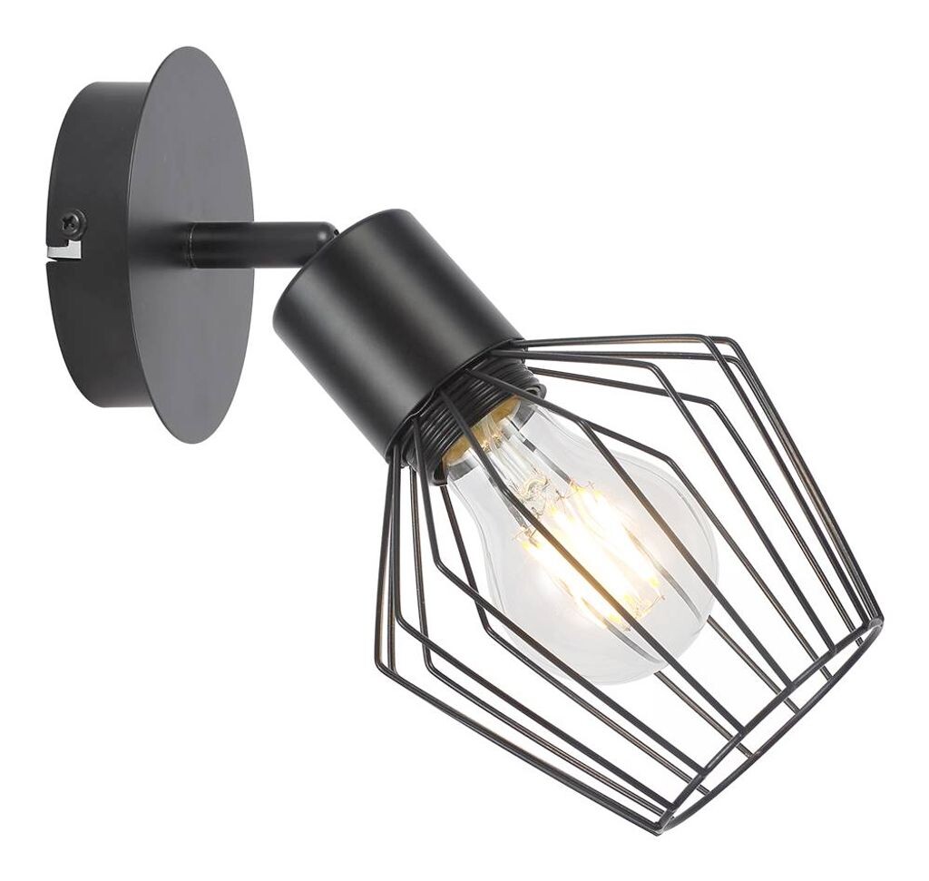 

Прожектор Belano черный E27 1x MAX 40W L:20cm с диммированием Rabalux
