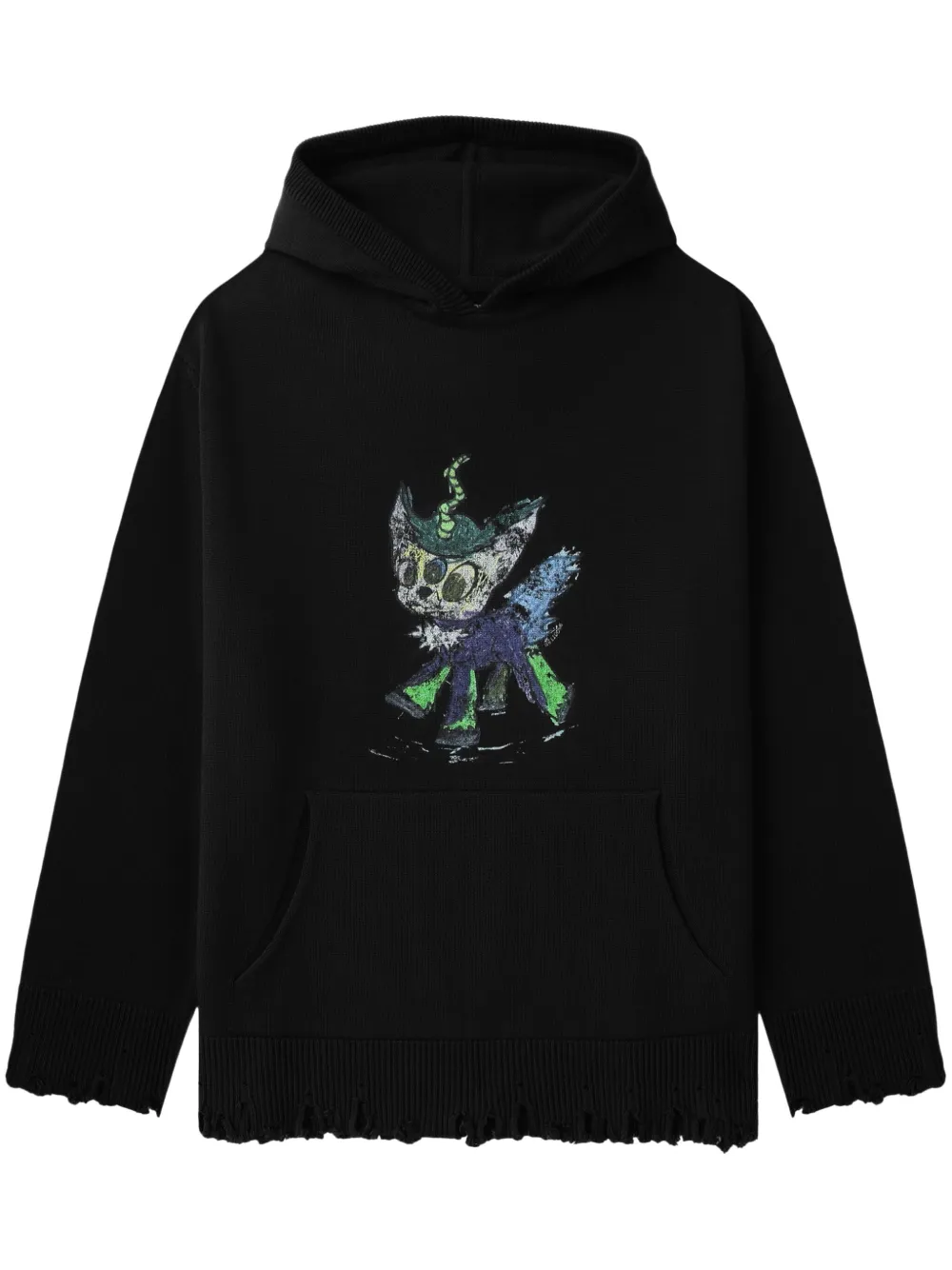 

Худи Grunge Monster Pony We11done, черный