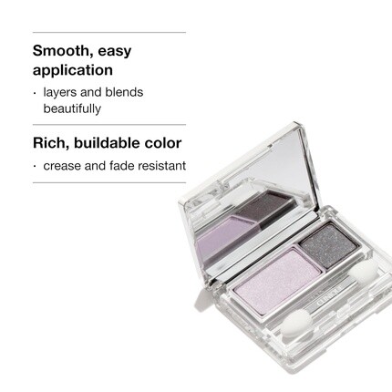 Все о тенях для век Shadow Duo Eye Shadow Makeup Safe For Sensitive Eyes AI Day Into Date Clinique — фото 3