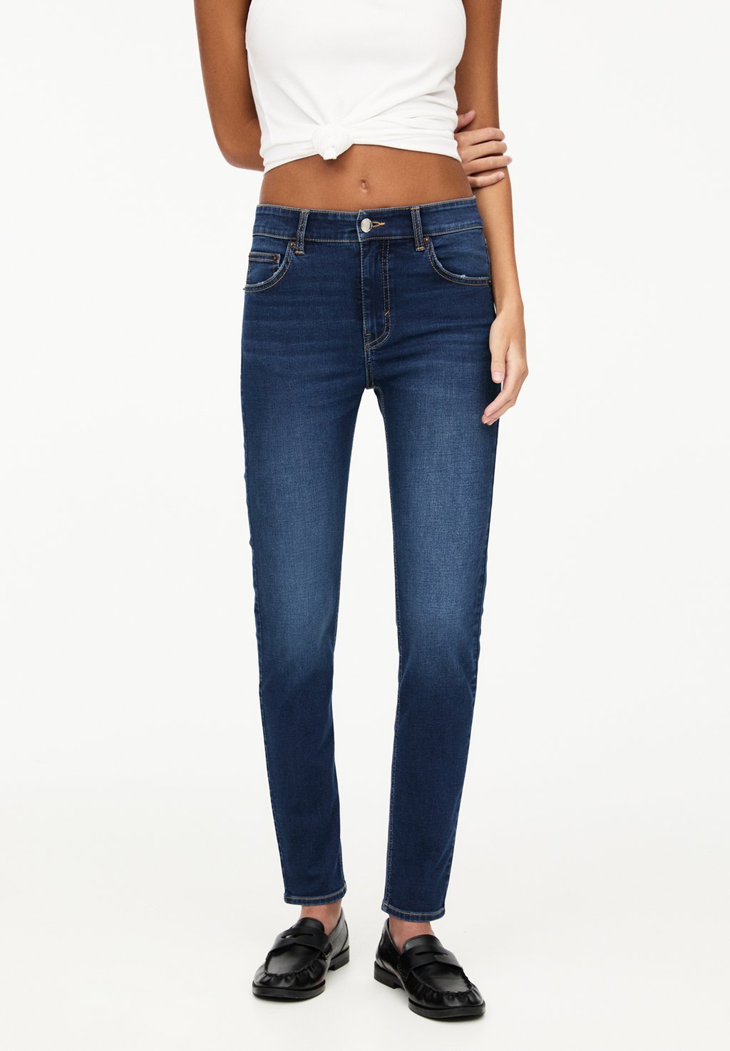 

Джинсы прямого покроя PULL&BEAR, деним