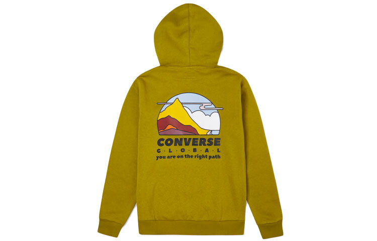 

Толстовка Free World мужская зеленая Converse, зеленый