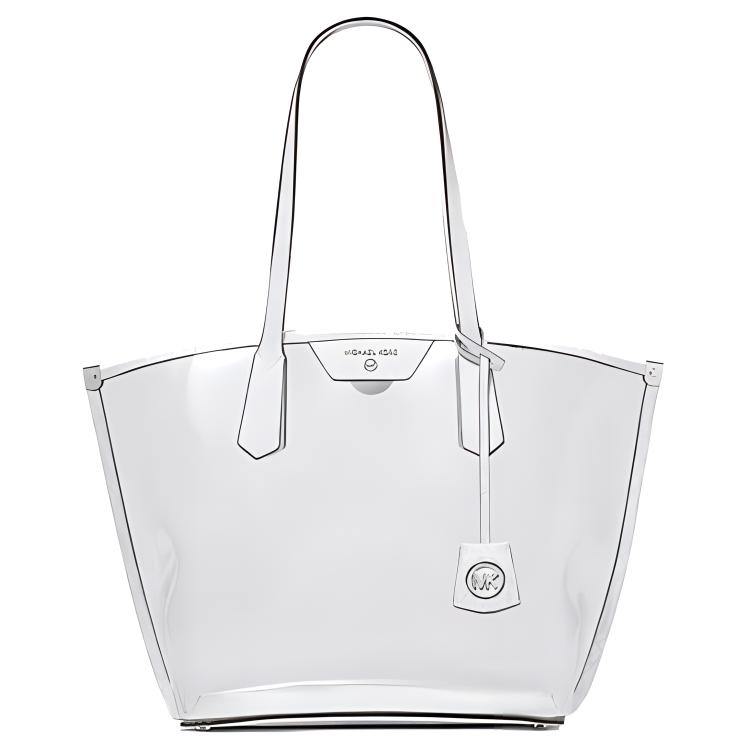 

MICHAEL KORS Сумка-шоппер Jane PVC Tote, сумка для покупок, женская, большого размера, ярко-белая