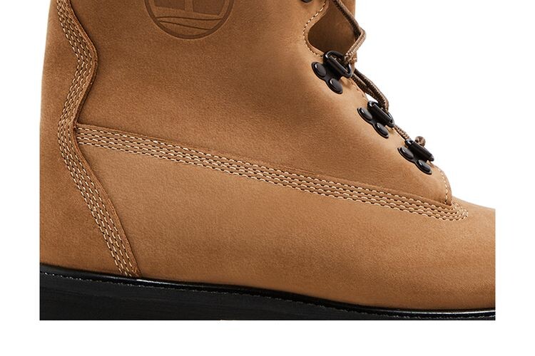 Мужские ботинки Timberland Super Boot высокие из нубука, кремовый — фото 2