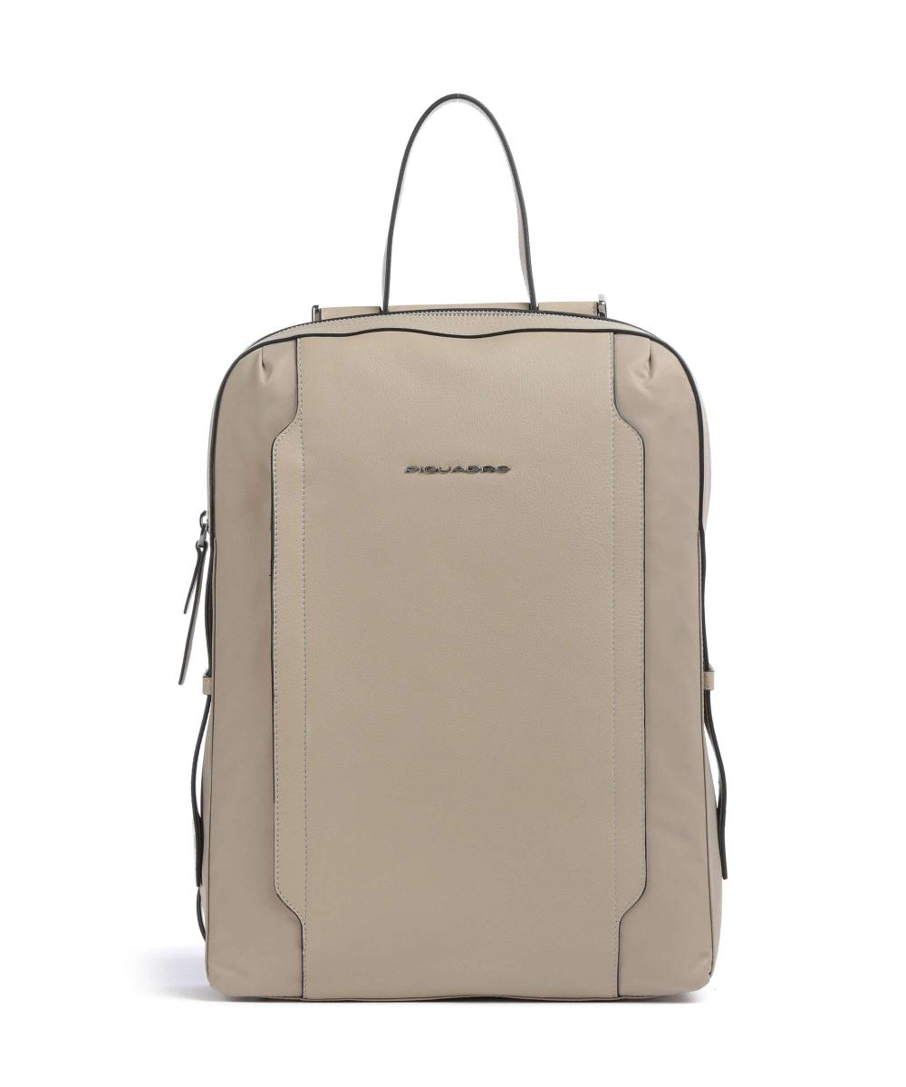 

Рюкзак W92T 14″ из переработанного нейлона Piquadro, бежевый