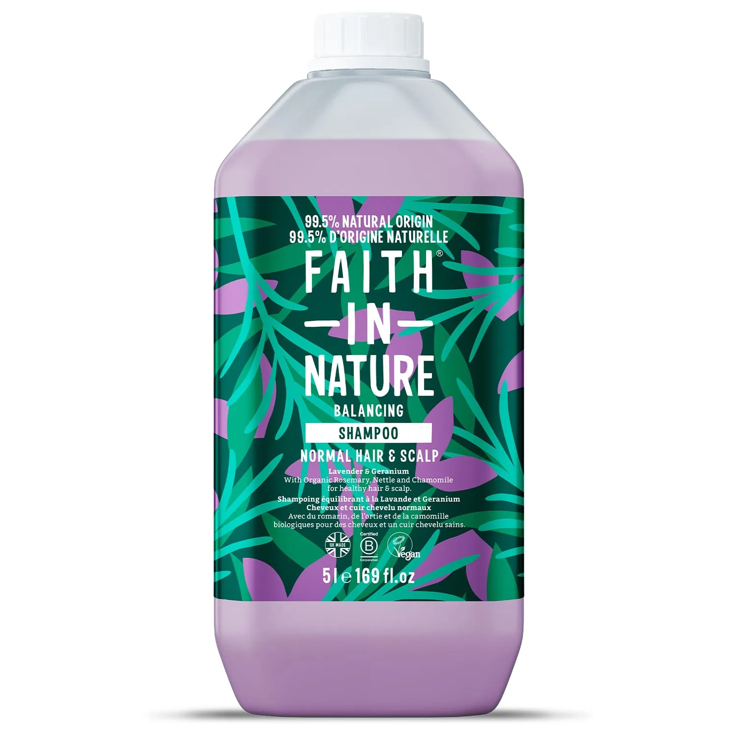 Балансирующий шампунь Faith In Nature с лавандой и геранью Faith In Nature