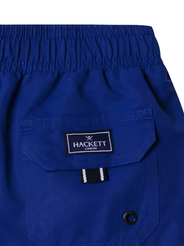 Детские плавательные шорты на завязках, ярко-синие Hackett London, Electric Blue — фото 4