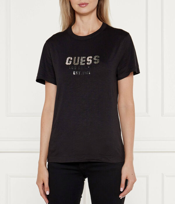 

Футболки Slim fit Guess Jeans, черный