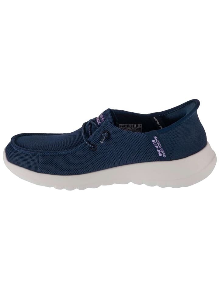 Кроссовки на шнуровке Skechers, темно-синий