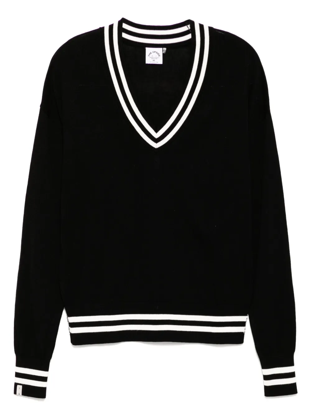 

Джемпер Duet с V-образным вырезом The Upside, черный