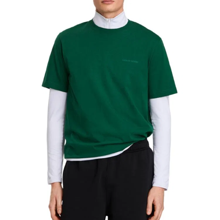 Футболка хлопковая Canada Goose SS26 мужская Shady Green
