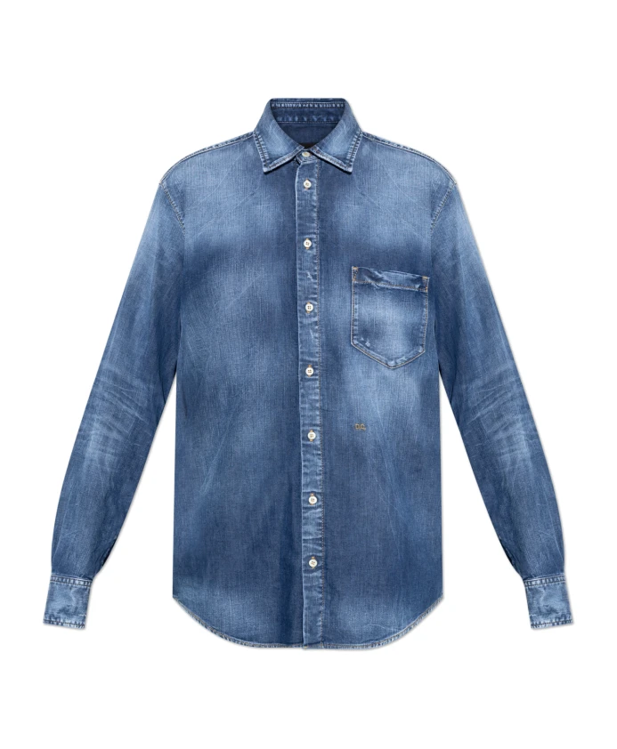 

Джинсовая рубашка Dsquared2, синий