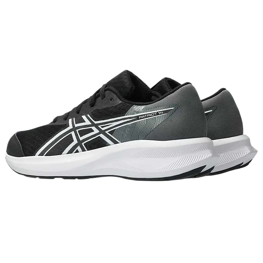 Кроссовки детские Patriot 14 Mesh Breathable Low top Running Shoes ASICS, Black White — фото 4