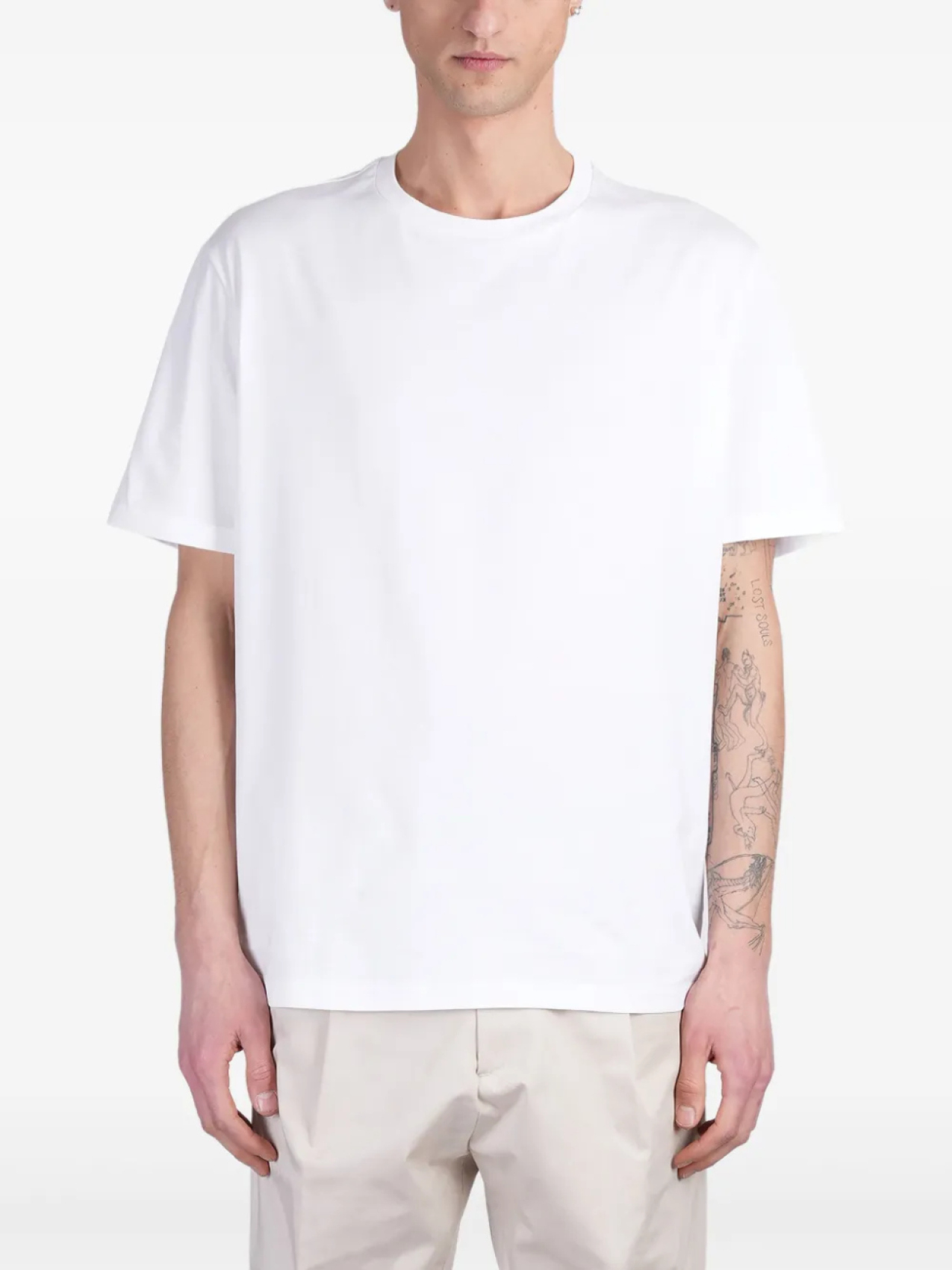 

Футболка из хлопка Low Brand, белый