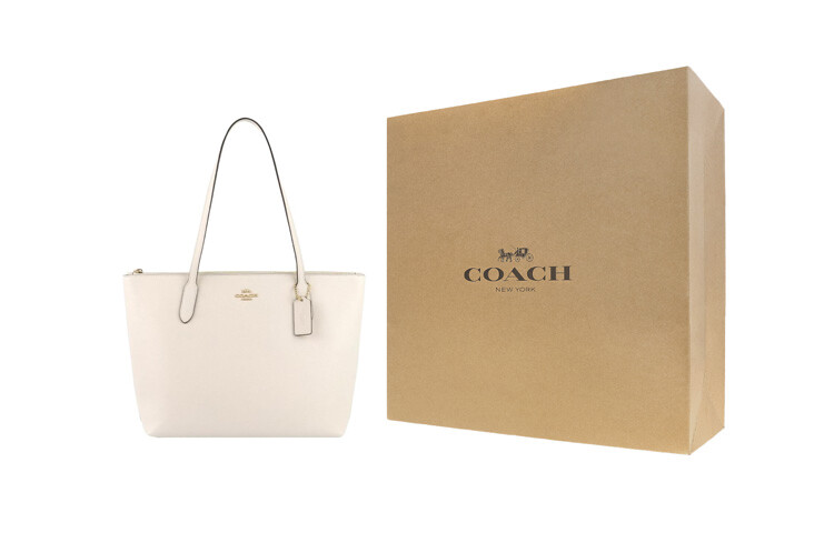 

Женская сумка-тоут Coach на молнии сверху