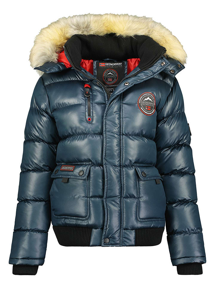 

Пуховик Geographical Norway Bugs, темно-синий