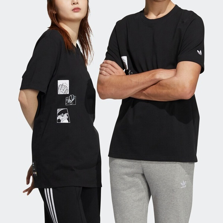 Футболка Adidas Originals унисекс, черная — фото 4