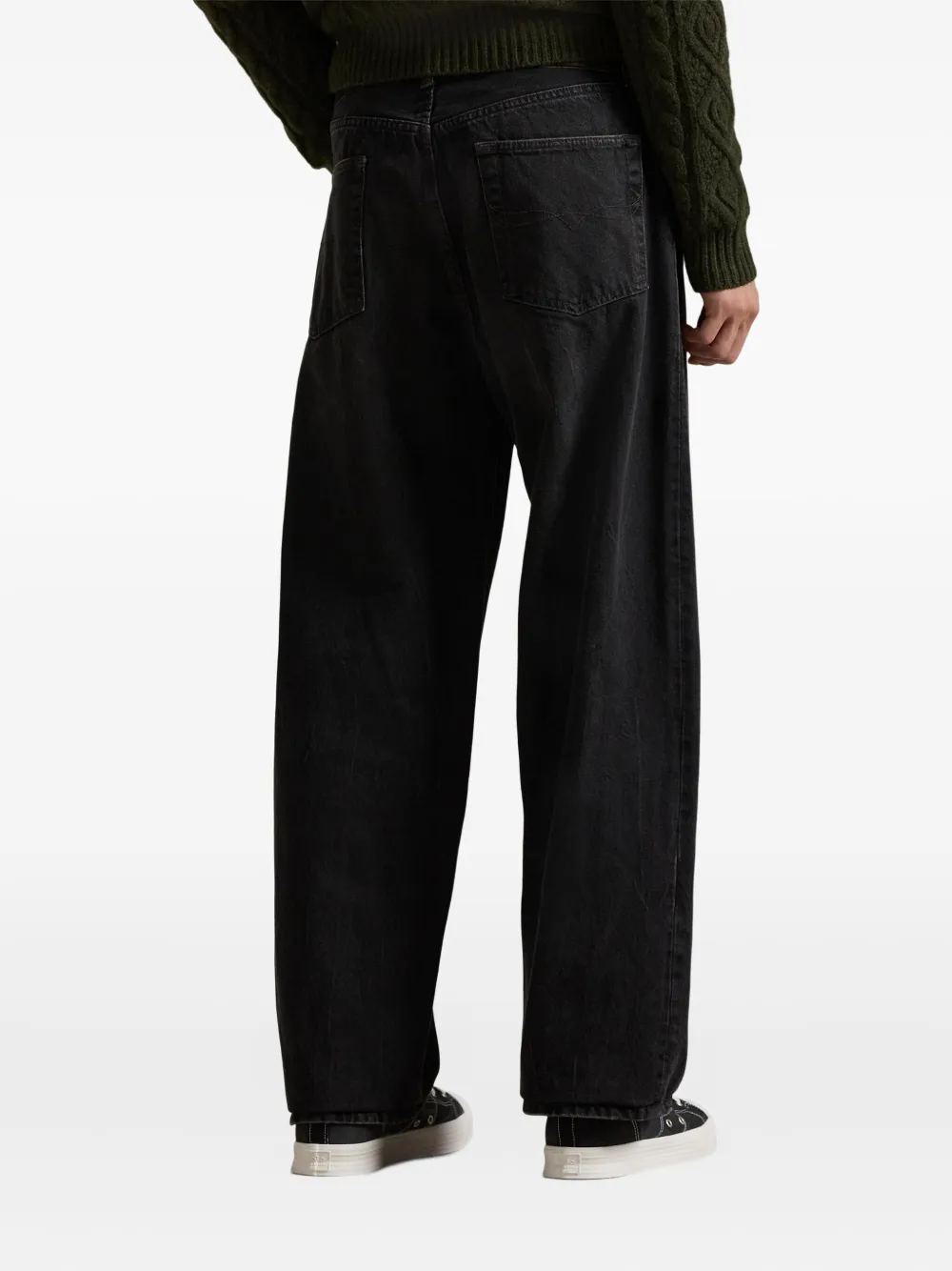 Жесткие джинсовые брюки Polo Ralph Lauren, серый — фото 3
