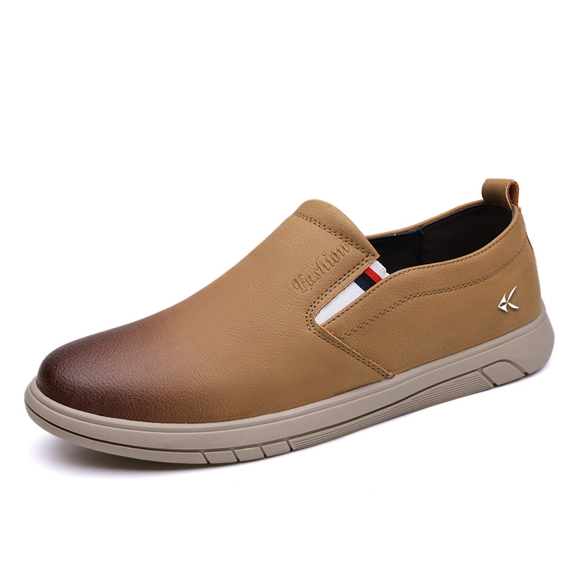 

Повседневные кожаные туфли мужские ZAMST, Brown