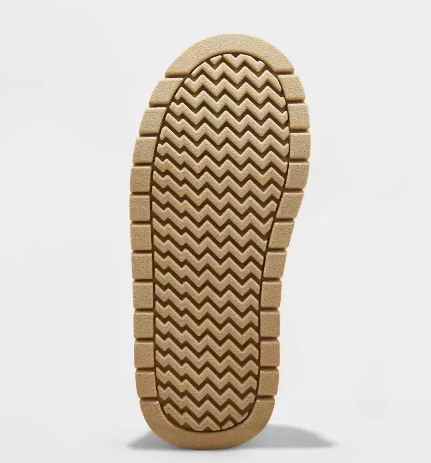 Женские ботильоны-тапочки на платформе с кристаллами бежевого цвета Corkys Footwear — фото 4