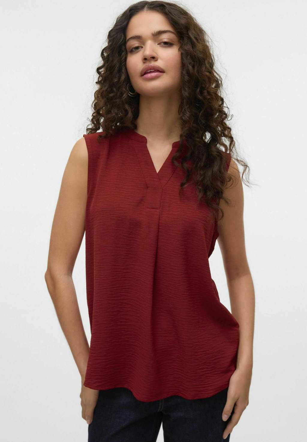 

Блуза VMELVA Vero Moda, темно-красный