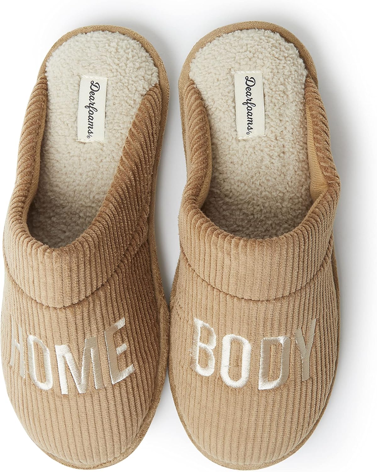 

Мужские домашние тапочки Dearfoams с забавным некрасивым рождественским свитером, Home Body