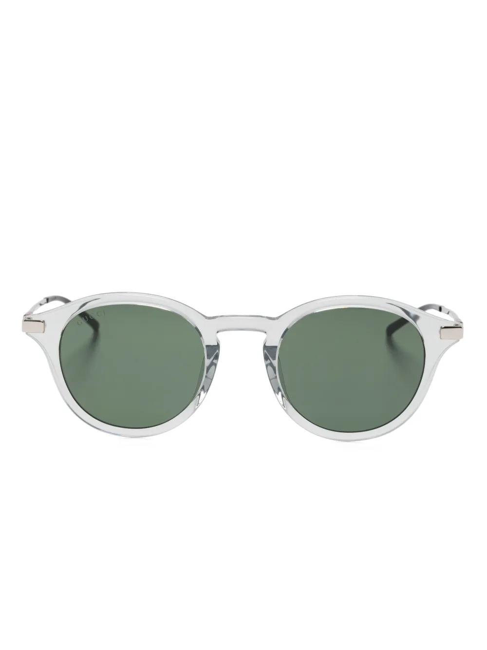 

Солнцезащитные очки в круглой оправе Gucci Eyewear, серый