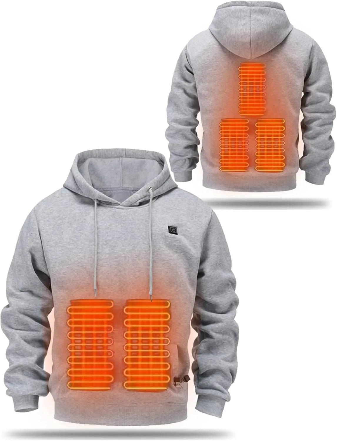 

Теплый худи Unisex с подогревом, зарядный, с USB