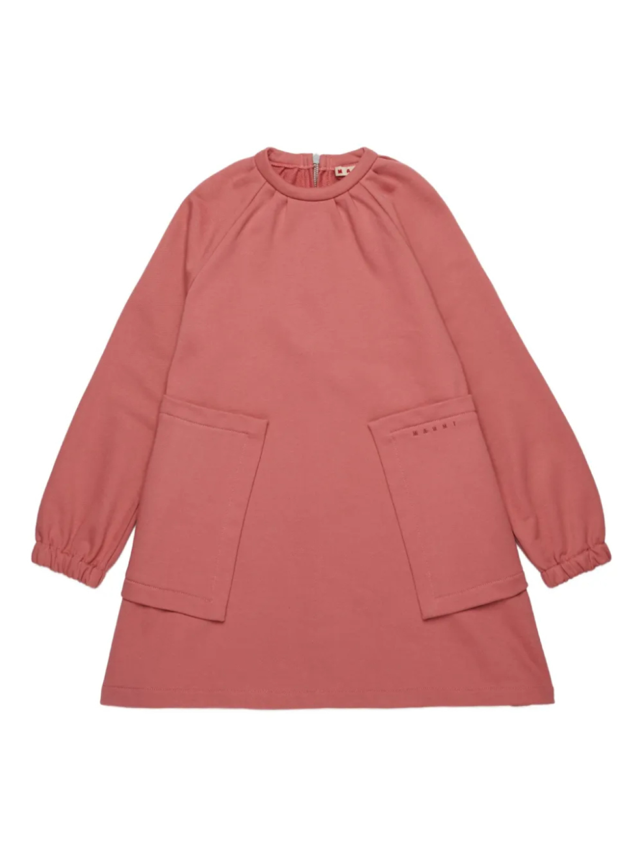 

Платье Marni Kids из хлопка, красный