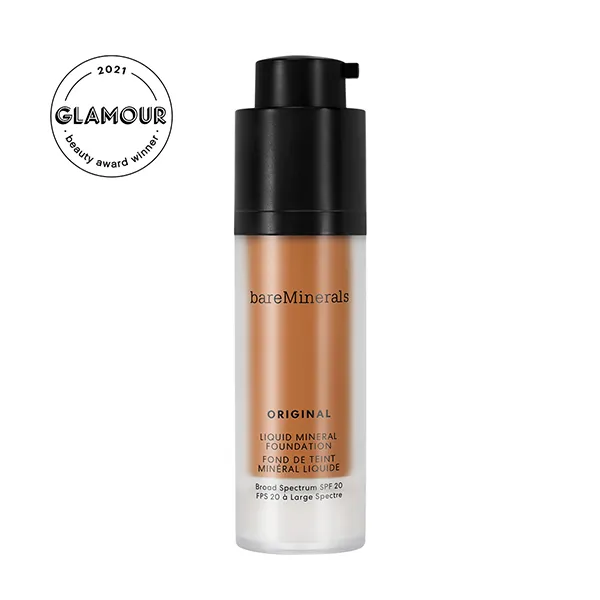 

Веганская жидкая основа под макияж Original Liquid Mineral Foundation Spf 20 Bareminerals, цвет warm dark