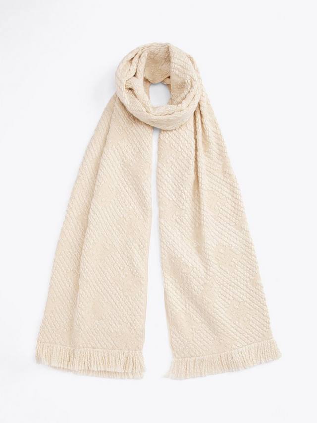 

Стильный шарф из шерстяной смеси Tommy Hilfiger, White