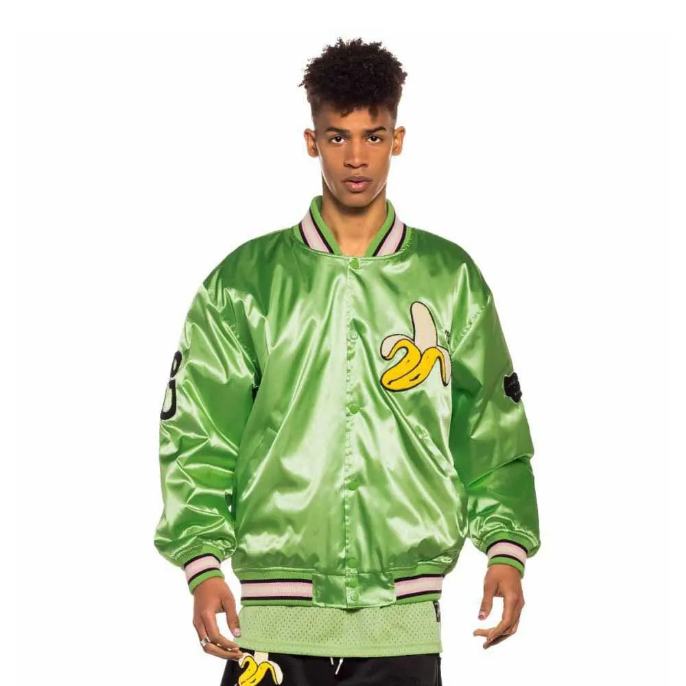 

Куртка Grimey Jungle Punch Satin bomber, зеленый