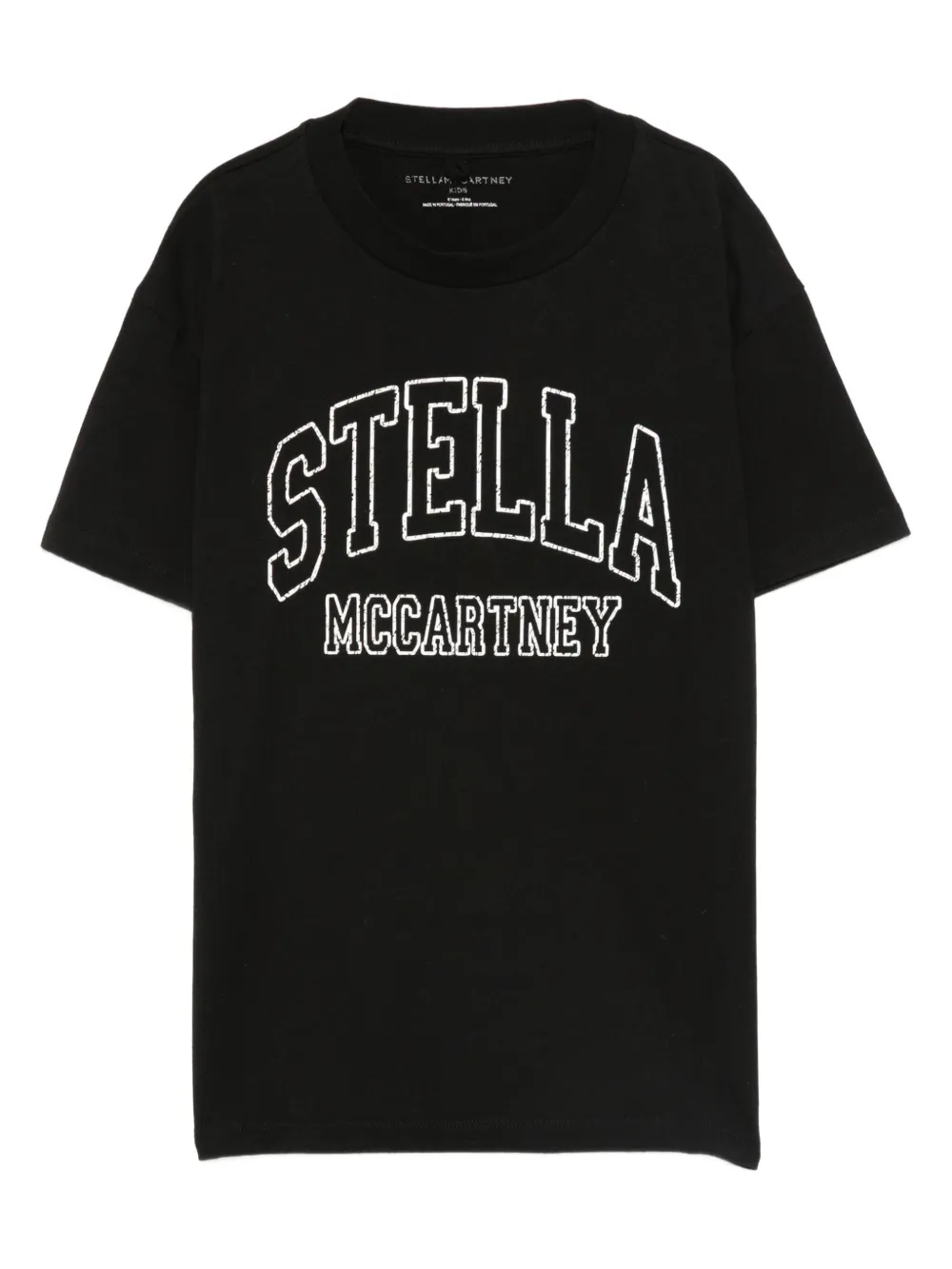 

Футболка с логотипом Stella McCartney Kids, черный