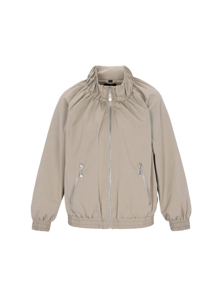 

DreiMaster Женская куртка оливкового цвета