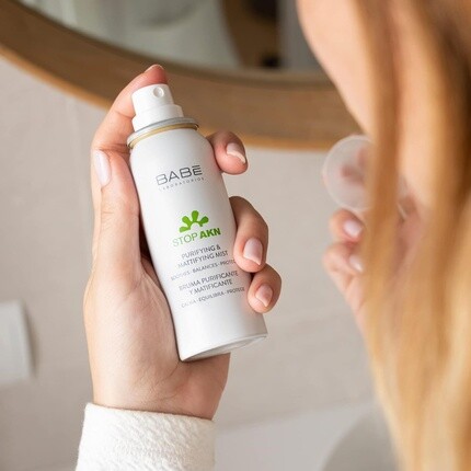 Гель для умывания Babe Laboratories — Bab Stop Acne Очищающая и матирующая пенка, 75 мл — фото 3