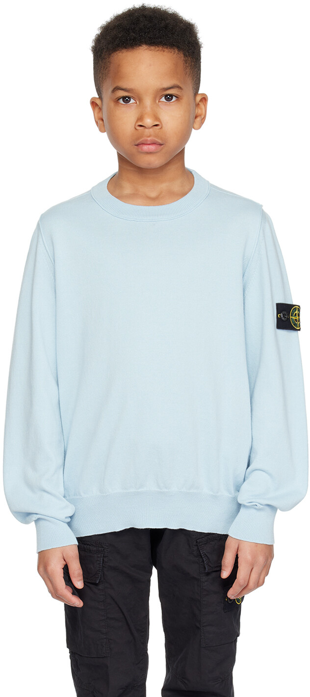 

Детский свитер с круглым вырезом Stone Island Junior