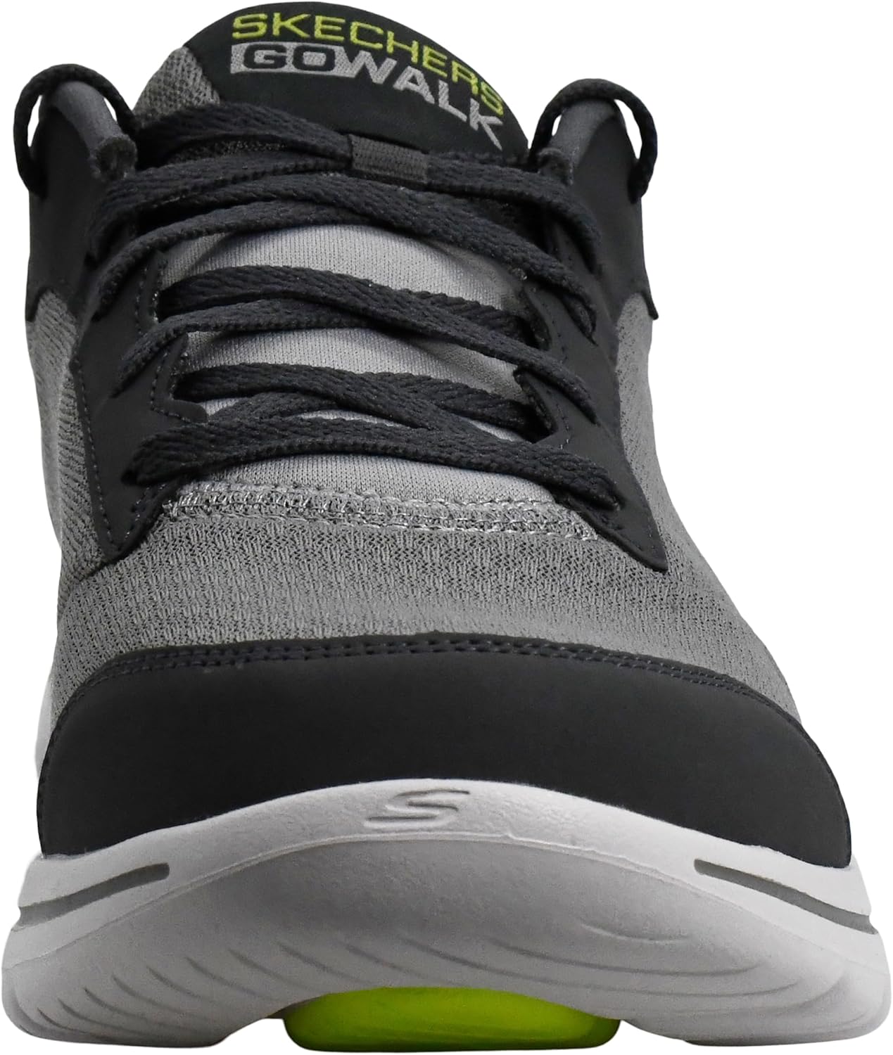 Мужские кроссовки Skechers Gowalk 5 Qualify - спортивные сетчатые шнурованные для ходьбы, серый — фото 2
