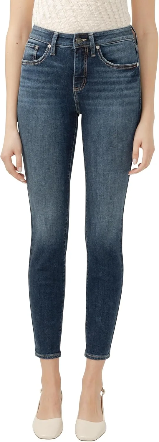 

Silver Jeans Co. Женские джинсы Avery-Denim High Rise Curvy Fit Skinny