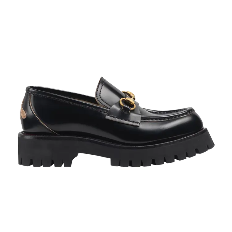 Лоферы Gucci Wmns Lug Sole Loafer, черный
