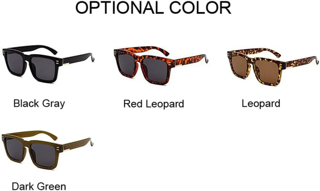 

Солнцезащитные очки для женщин и мужчин, модные ретро-очки с градиентным переходом цвета, леопардовый принт, защита от УФ-излучения UV400 TOIPASTN, C2-leopard