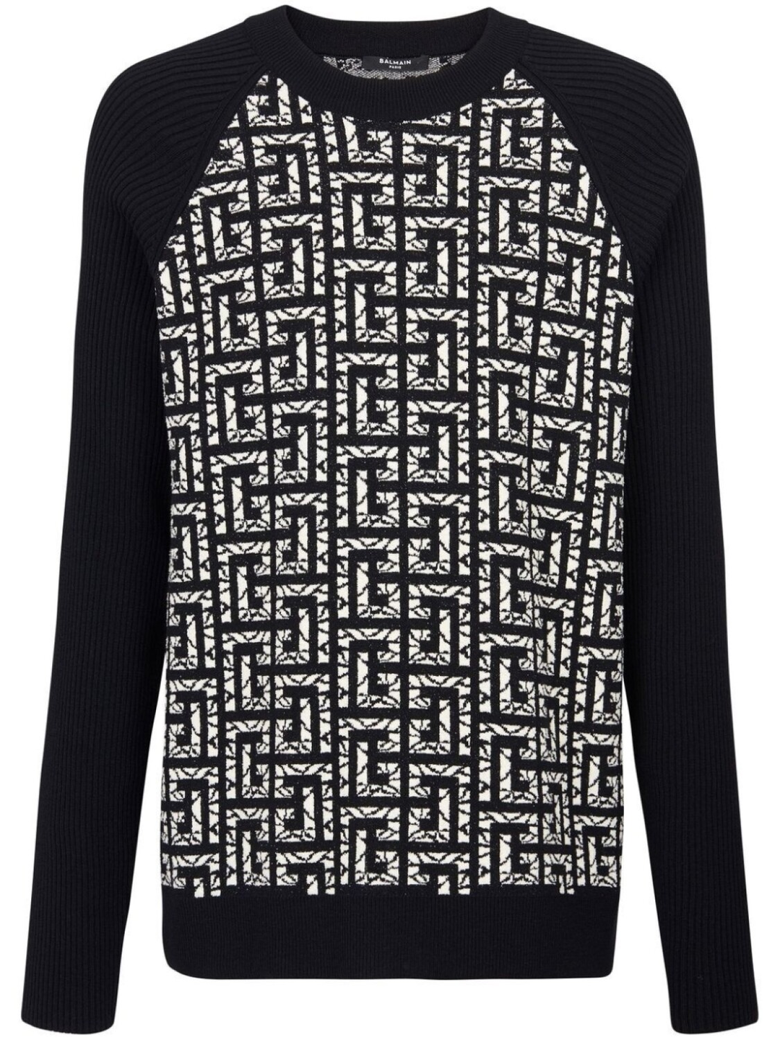 

Balmain PB monogram jumper, черный