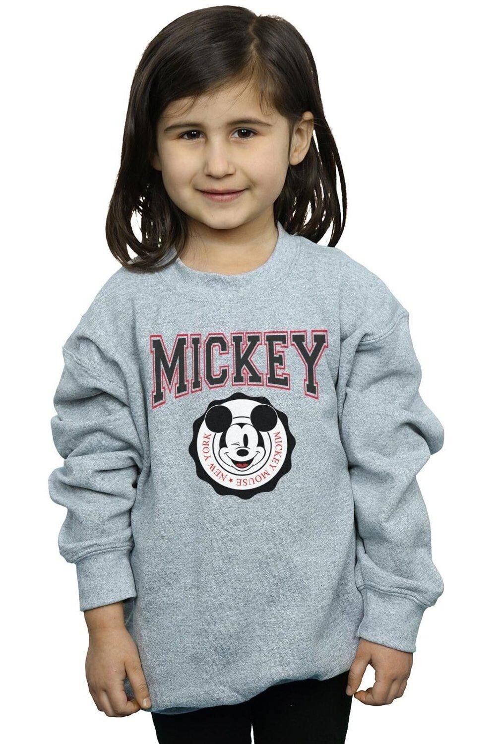 

Толстовка с Микки Маусом и тюленем Нью-Йорка Disney, серый