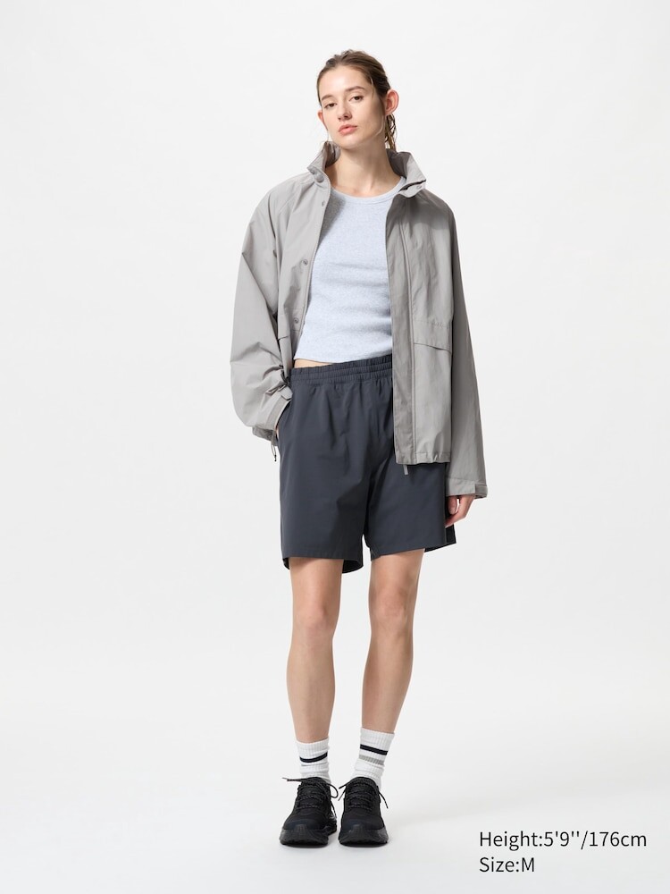 Ультраэластичные шорты для активного отдыха Uniqlo, цвет 67 синий — фото 2