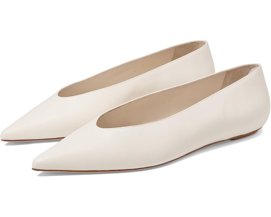 

Туфли на плоской подошве Stuart Weitzman Lina Flat, цвет Seashell