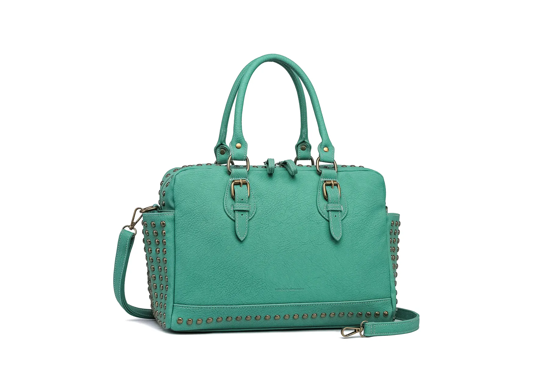 

Сумка через плечо COLLEZIONE ALESSANDRO "Boho" с 2 боковыми отделениями, цвет Jade