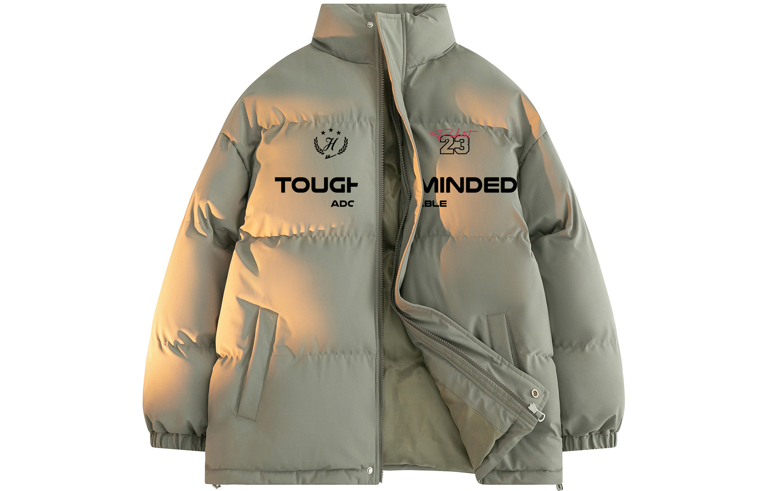 

WARRIOR Пуховик Huichao Riding The Wind Collection унисекс, Gray Green