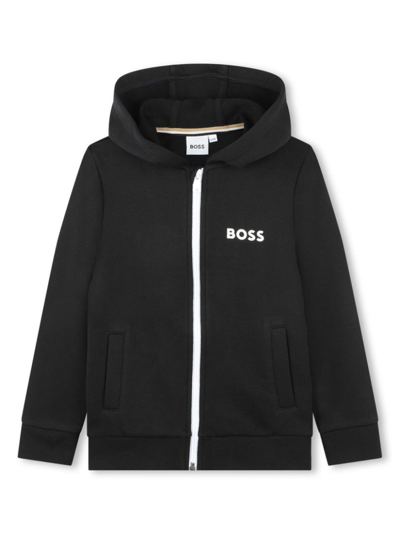 

BOSS Kidswear худи с логотипом, черный