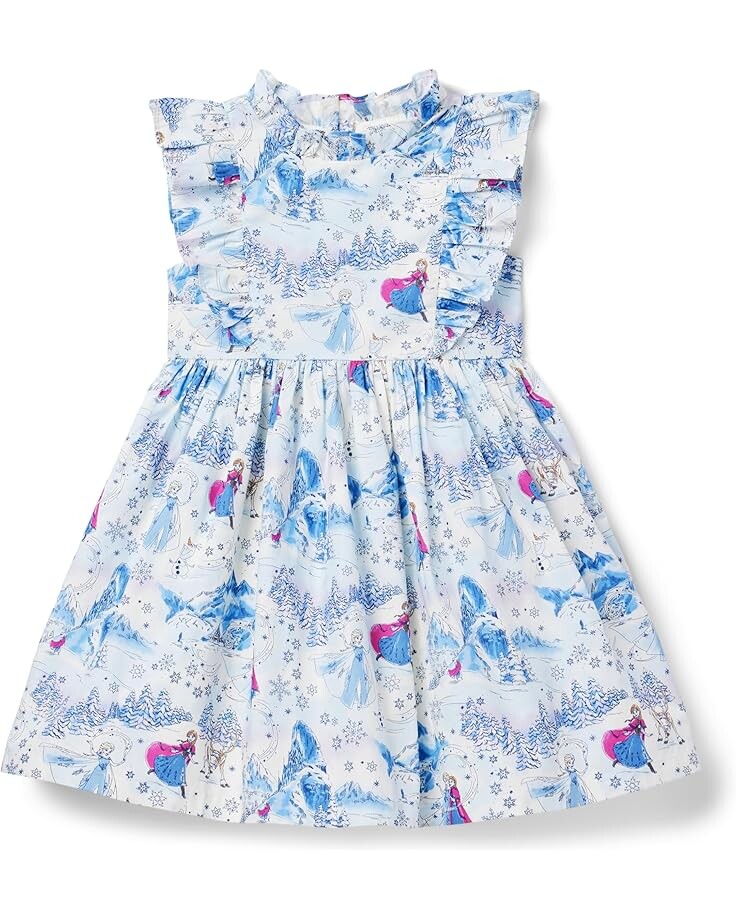 

Платье Janie and Jack Frozen Toile Dress, белый